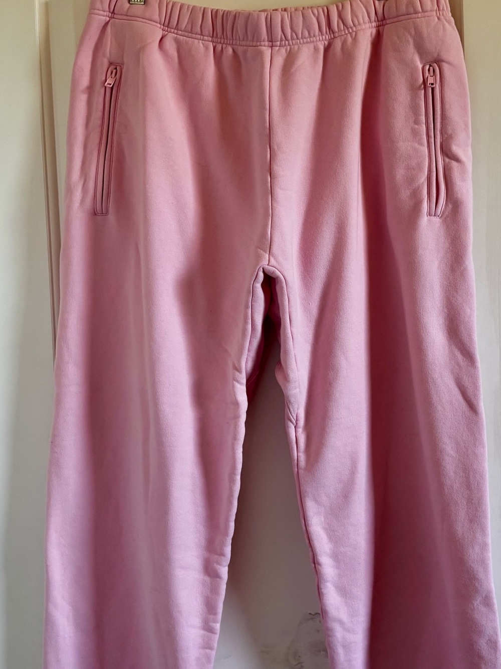 KHY 100% Cotton Wide Leg Lounge Pant - Pink - Picture 3 of 6